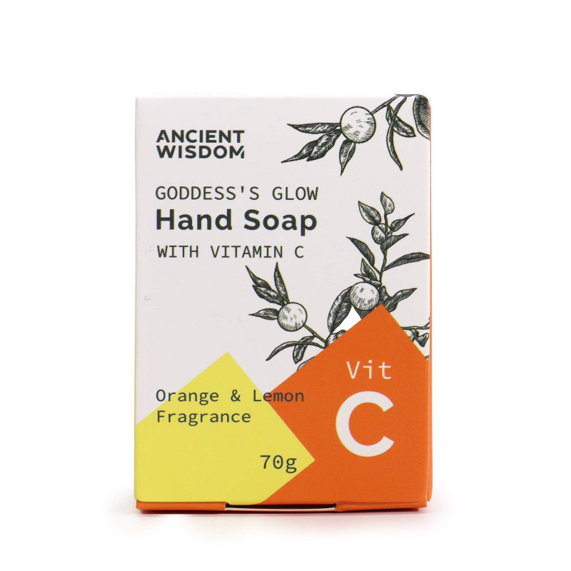 Savon éclaircissant pour les mains à la vitamine C et aux huiles essentielles