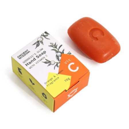 Savon éclaircissant pour les mains à la vitamine C et aux huiles essentielles