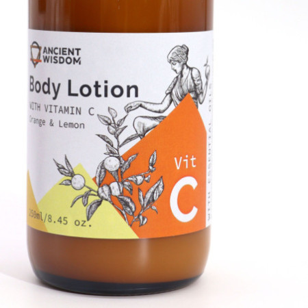 Lotion pour le corps Déesse à la vitamine C et Orange et citron