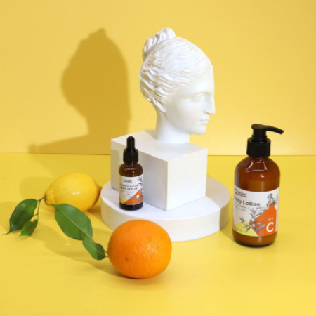 Lotion pour le corps Déesse à la vitamine C et Orange et citron