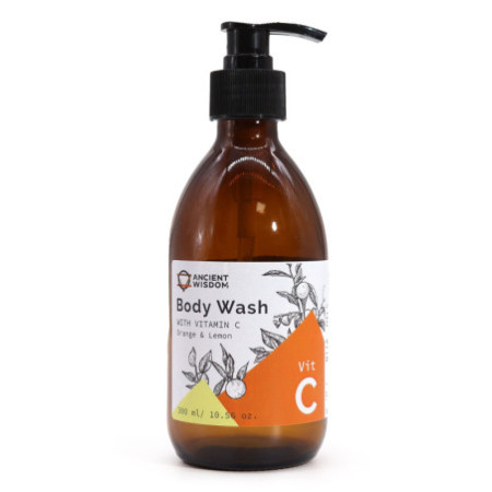 Gel douche aromathérapie à la vitamine C et Orange et citron