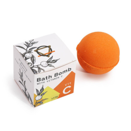 Bombe de bain infusée à la vitamine C et aux huiles essentielles