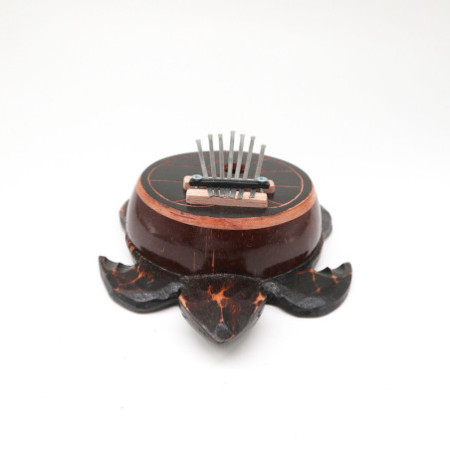 Kalimba Antique Tortue Noix de Coco