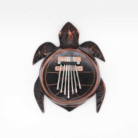 Kalimba Antique Tortue Noix de Coco