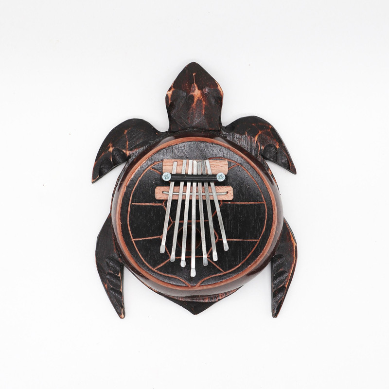 Kalimba Antique Tortue Noix de Coco