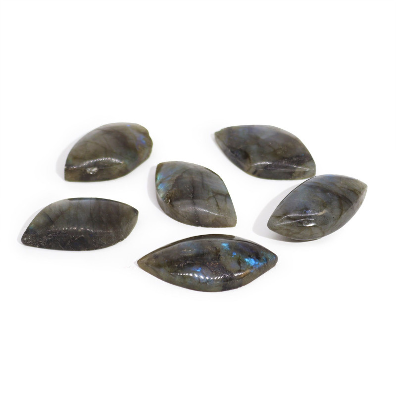Pierres de feuilles de labradorite de Madagascar (environ 13-20 g 40-50 mm)