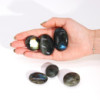 Pierres de palmier en labradorite de Madagascar (environ 17 à 40 g, 35 à 50 mm)