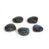 Pierres de cœur en labradorite de Madagascar (environ 17-31 g 30-40 mm)