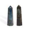 Pointes de labradorite de Madagascar (environ 63-93 g 80 x 90 mm x 25 mm)