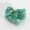 Quartz naturel amélioré de qualité moyenne - Quartz flamme vert Aura (environ 100-150 g, 7-10 cm)