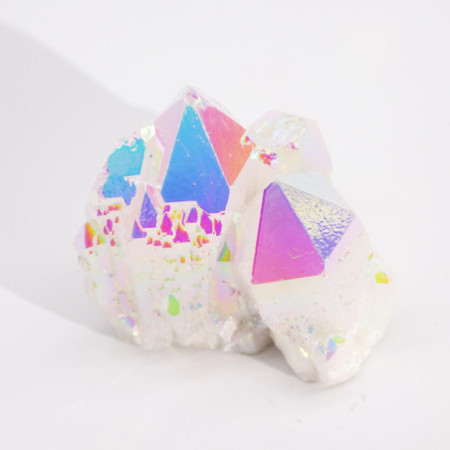 Quartz naturel moyennement amélioré - Quartz Aura Angel (environ 100-150 g 7-10 cm)