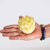 Amas de quartz naturel fabriqué - Quartz fantôme jaune (environ 250-300 g 8 cm)