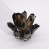 Amas de quartz naturel fabriqué - Quartz fantôme fumé (environ 250-300 g 8 cm)