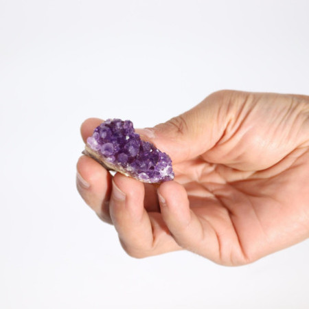 Petite grappe d'améthyste naturelle de haute qualité (environ 3 à 8 cm)