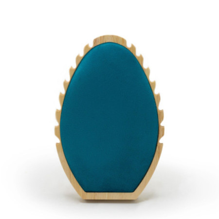 Petit présentoir à colliers ovale 19 x 13 cm
