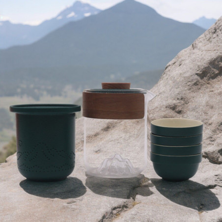 Coffret de théières de voyage Mountain - Four Friends - Pack de voyage