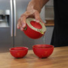 Ensemble théière Money Cat - Deux tasses - Pack voyage - Rouge