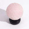 Planète en quartz rose sur un support Sola Goldstone - 40 mm
