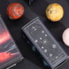Planète en quartz rose sur un support Sola Goldstone - 40 mm