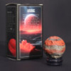 Planète en jaspe rouge sur support Sola Goldstone - 40 mm (support 30 x 15 mm)