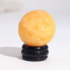 Planète de jade jaune sur un support Sola Goldstone - 40 mm (support 30 x 15 mm)