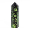 Pointes d'obsidienne noire (environ 60-70 g, 9 cm) - Mystic Story - Vert forêt