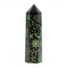 Pointes d'obsidienne noire (environ 60-70 g, 9 cm) - Mystic Story - Vert forêt