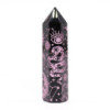 Pointes d'obsidienne noire (environ 60-70 g, 9 cm) - Mystic Story - Rose
