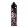Pointes d'obsidienne noire (environ 60-70 g, 9 cm) - Mystic Story - Rose
