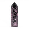 Pointes d'obsidienne noire (environ 60-70 g, 9 cm) - Mystic Story - Rose