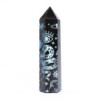 Pointes d'obsidienne noire (environ 60-70 g, 9 cm) - Mystic Story - Bleu ciel