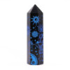 Pointes d'obsidienne noire (environ 60-70 g, 9 cm) - Mystic Story - Bleu nuit