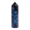 Pointes d'obsidienne noire (environ 60-70 g, 9 cm) - Mystic Story - Bleu nuit