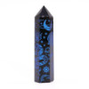 Pointes d'obsidienne noire (environ 60-70 g, 9 cm) - Mystic Story - Bleu nuit