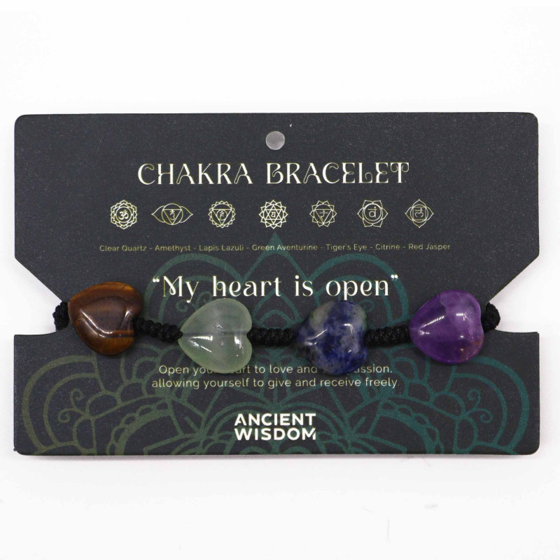 Bracelets Chakra String - Cœurs