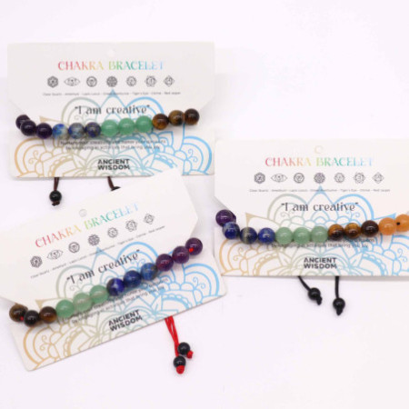 Bracelets Chakra String - 21 pierres