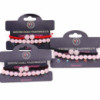 Bracelets à double pouvoir en pierres précieuses - Quartz rose