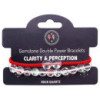 Bracelets à double pouvoir en pierres précieuses - Quartz roche