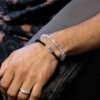 Bracelets à double pouvoir en pierres précieuses - Quartz roche