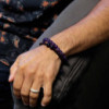 Bracelets à double pouvoir en pierres précieuses - Amythist