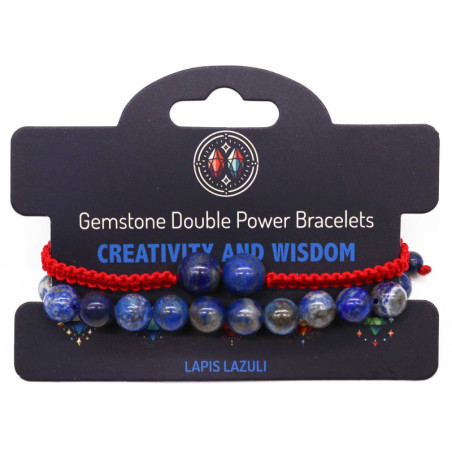 Bracelets à double pouvoir en pierres précieuses - Sodalite