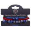 Bracelets à double pouvoir en pierres précieuses - Sodalite