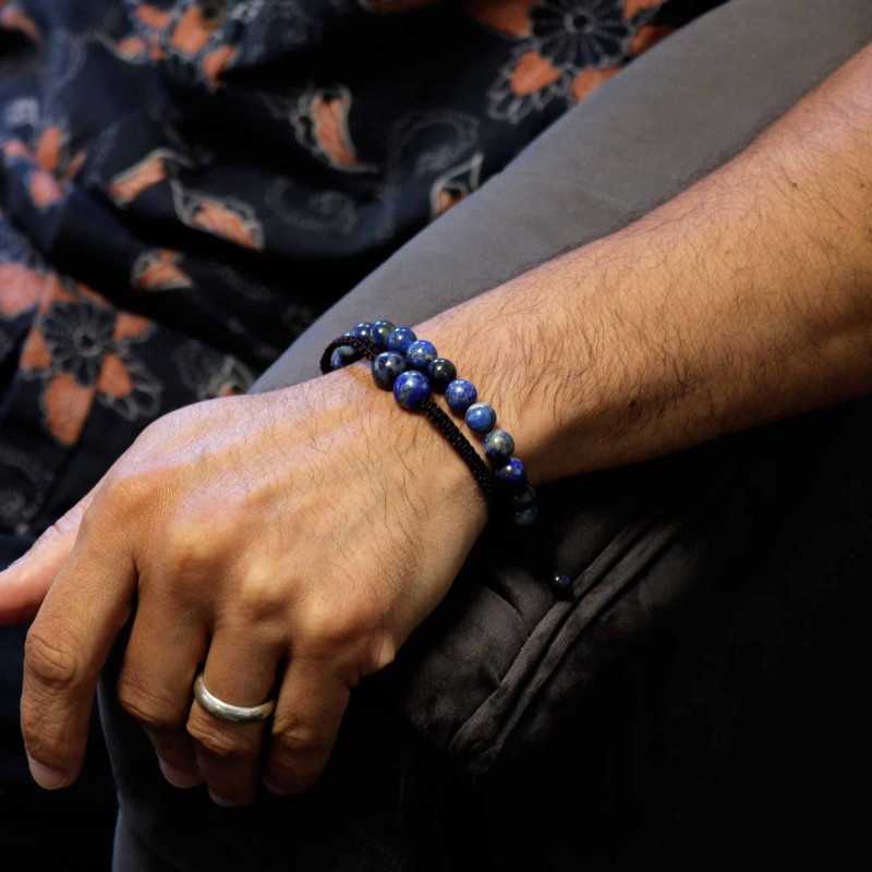 Bracelets à double pouvoir en pierres précieuses - Sodalite