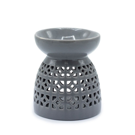 Brûleur à huile classique - Découpe marocaine - Gris