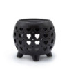 Brûleur à huile Squat Pot Multi Hearts - Noir mat