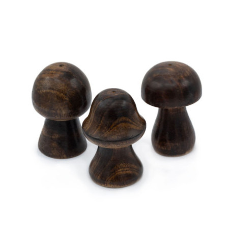 Lot de 3 mini champignons d'encens (8 cm 7 cm 6,5 cm)