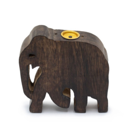 Porte-cône et bâtonnet d'encens éléphant