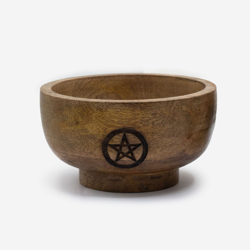 Petit porte-cône d'encens rituel 11 x 6 cm (Pentagone, etc.)