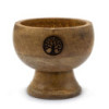 Grand bol rituel porte-cône d'encens 11 x 10 cm - Arbre de vie