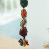 Pendentif en pierre de chakra suspendue - Chips des sept chakras
